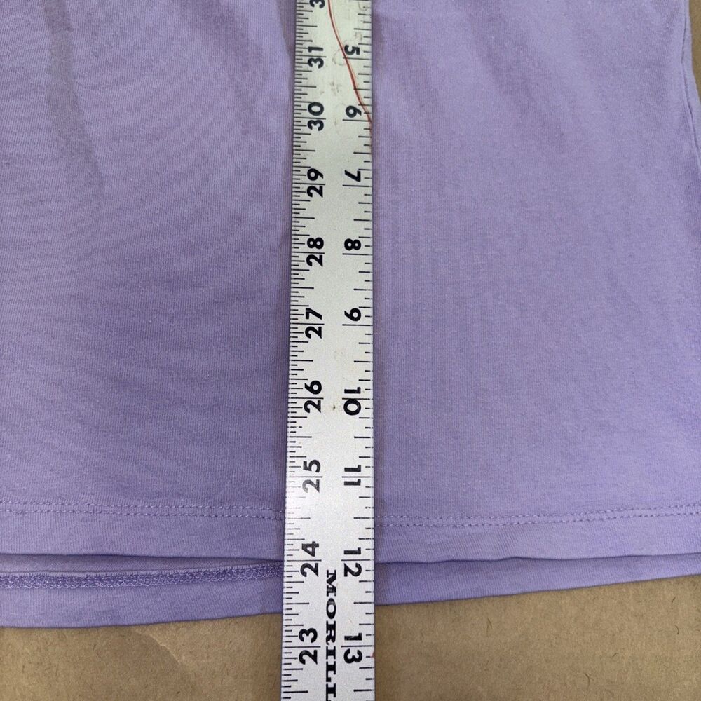 Women’s Ambiance Apparel Size Large Lavender Purple Camisole With Shelf Bra - Picture 6 of 7